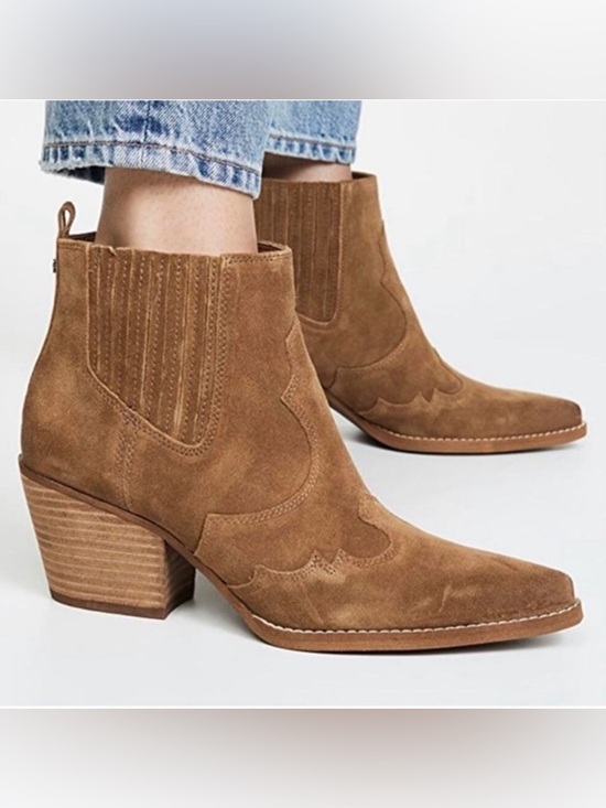Sam Edelman Shoes - Sam Edelman Winona Western Booties 6.5